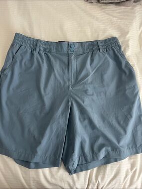 BURLEBO Light Blue Athletic Shorts